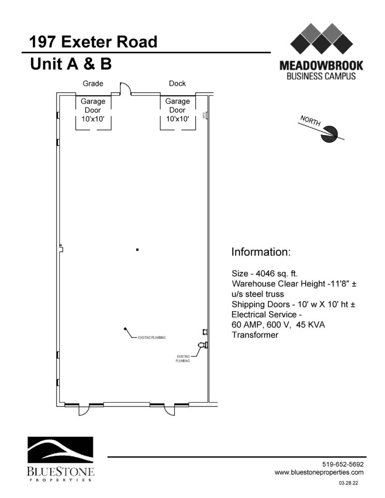 197 Exeter Rd, Unit A/B - Floor Plan