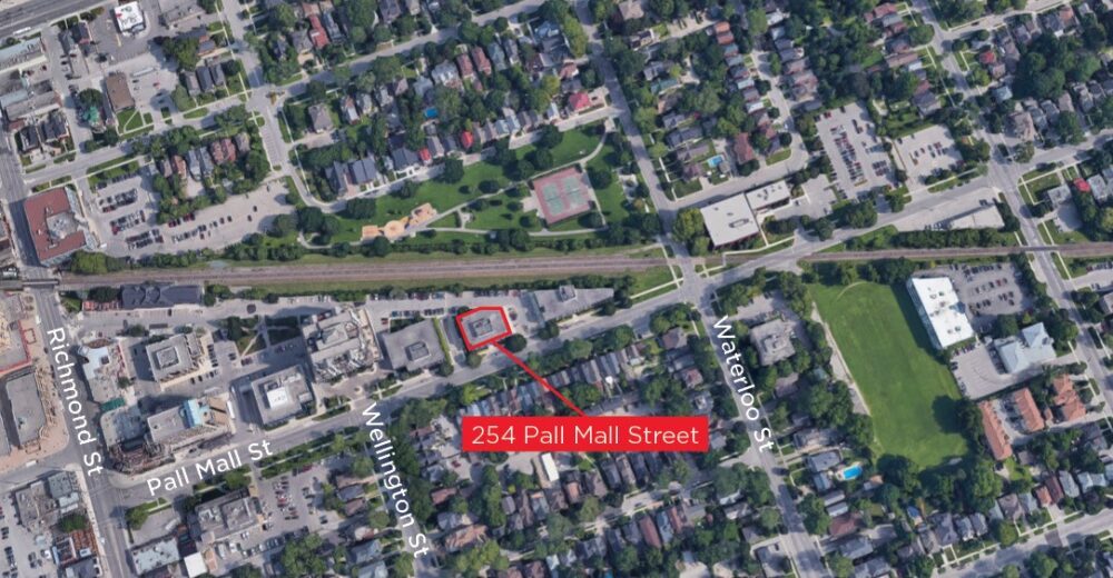 Pall Mall St. 254 - Aerial (labeled)