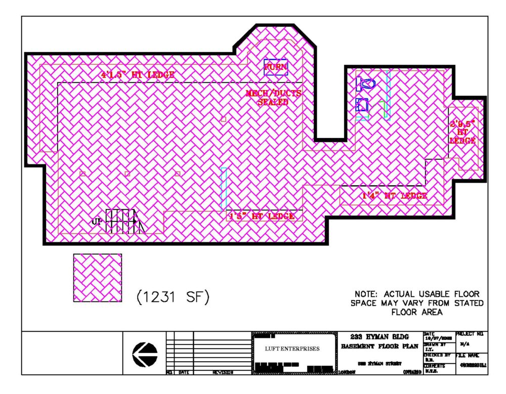 Floor Plan - Lower Level