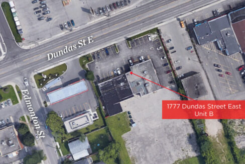 Dundas St. 1777, Unit B - Aerial - 01 (labeled)