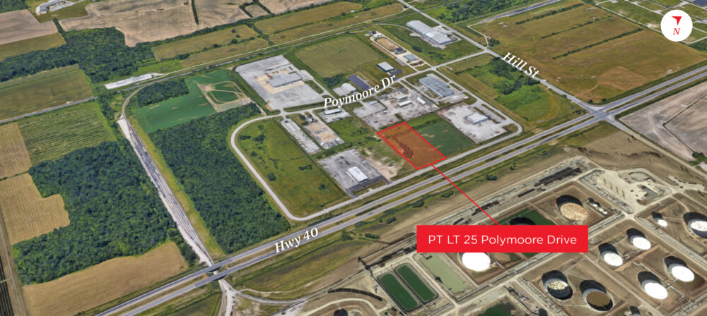 Polymoore Dr. PT LT 25 - Aerial - 03 (labeled)