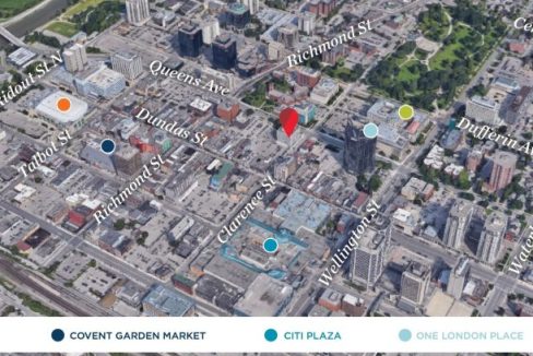 Queens Ave. 201 - Aerial (labeled)