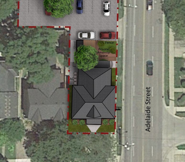 Princess Ave. 610 - Site Plan (Conceptual Rendering)