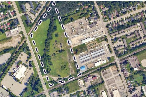 Second St. 444 - Aerial - 01a (Outlined)