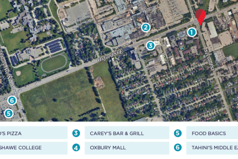 Oxford St E 1635 - Amenities Map