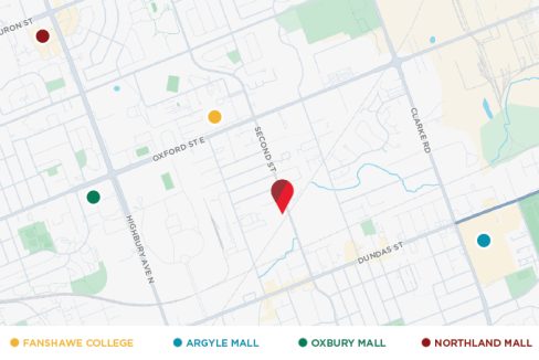 Second St 461 - Amenities Map