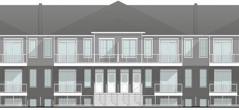 Second St 461 - Block A Elevation Drawing